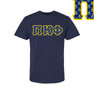  Pi Kappa Phi Fraternity Crest - Shield Twill Letter Tee 