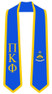  DISCOUNT-Pi Kappa Phi Greek 2 Tone Lettered Graduation Sash Stole 