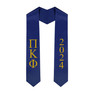 Pi Kappa Phi Greek Lettered Graduation Sash Stole With Year - Best Value