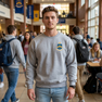 DISCOUNT-Pi Kappa Phi World Famous Crest - Shield Crewneck Sweatshirt - Best Value