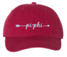  Pi Phi Pigment Dyed Arrow Hat 