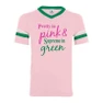  Pretty In Pink Supreme In Green Pink & Green Jersey 