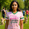 Pretty In Pink Supreme In Green Pink & Green Jersey