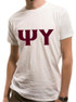  Psi Upsilon Lettered Shirt 