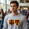 Psi Upsilon Lettered Long Sleeve Shirt