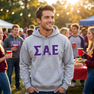 Sigma Alpha Epsilon letter Hoodie