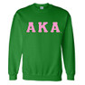  Alpha Kappa Alpha Custom Twill Sweatshirt 
