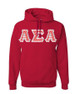 Alpha Sigma Alpha Custom Twill Hooded Sweatshirt