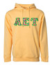 Alpha Sigma Tau Custom Twill Hooded Sweatshirt