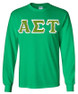 $29.99 Alpha Sigma Tau Custom Twill Long Tee