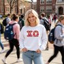 $35 Chi Omega Custom Twill Sweatshirt