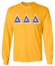 $29.99 Delta Delta Delta Custom Twill Long Tee