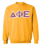 $35 Delta Phi Epsilon Custom Twill Sweatshirt