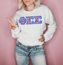  $35 Phi Sigma Sigma Custom Twill Sweatshirt 