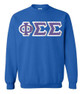 $35 Phi Sigma Sigma Custom Twill Sweatshirt 