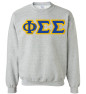  $35 Phi Sigma Sigma Custom Twill Sweatshirt 
