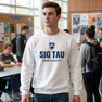 Sig Tau Fraternity Crewneck Sweatshirt