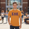 Sigma Alpha Epsilon Greek Custom Comfort Colors Heavyweight T-Shirt