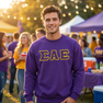 DISCOUNT Sigma Alpha Epsilon Lettered Crewneck - Best Value