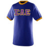  DISCOUNT- Sigma Alpha Epsilon Lettered Ringer Shirt 