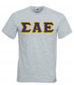  DISCOUNT- Sigma Alpha Epsilon Lettered V-Neck T-Shirt 