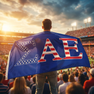 Sigma Alpha Epsilon USA Greek Letter Flag