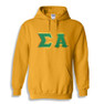 DISCOUNT Sigma Alpha Lettered Hooded Sweatshirt