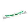 Sigma Alpha Long Window Sticker