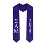  Sigma Alpha Mu Greek Lettered Graduation Sash Stole With Year - Best Value 