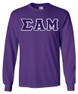 Sigma Alpha Mu Lettered Long Sleeve Shirt