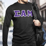 Sigma Alpha Mu Lettered Long Sleeve Shirt