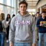 Sigma Alpha Mu Custom Twill Hooded Sweatshirt