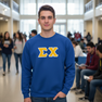 Sigma Chi Lettered Crewneck Sweatshirt