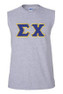 edit DISCOUNT- Sigma Chi Lettered Sleeveless Tees 