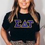DISCOUNT Sigma Delta Tau Lettered Tee - Best Value