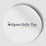 Sigma Delta Tau Logo Round Decal