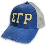  Sigma Gamma Rho Distressed Trucker Hat 