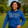 Sigma Gamma Rho Letters Hooded Sweatshirt - Best Value
