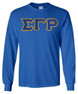  Sigma Gamma Rho Lettered Long Sleeve Shirt 