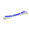 Sigma Gamma Rho Long Window Sticker