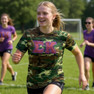 DISCOUNT-Sigma Kappa Lettered Camouflage T-Shirt