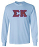 DISCOUNT Sigma Kappa Lettered Long Sleeve Tee