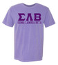  Sigma Lambda Beta Greek Custom Comfort Colors Heavyweight T-Shirt 