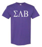  Sigma Lambda Beta Lettered Shirt 