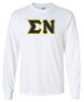  DISCOUNT Sigma Nu Lettered Long sleeve 