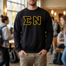 Sigma Nu Custom Twill Crewneck Sweatshirt