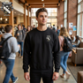 DISCOUNT-Sigma Nu World Famous Crest - Shield Crewneck Sweatshirt - Best Value