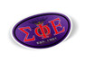  Sigma Phi Epsilon Color Oval Decal 