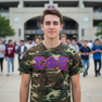 DISCOUNT- Sigma Phi Epsilon Lettered Camouflage T-Shirt
