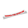  Sigma Phi Epsilon Long Window Sticker 